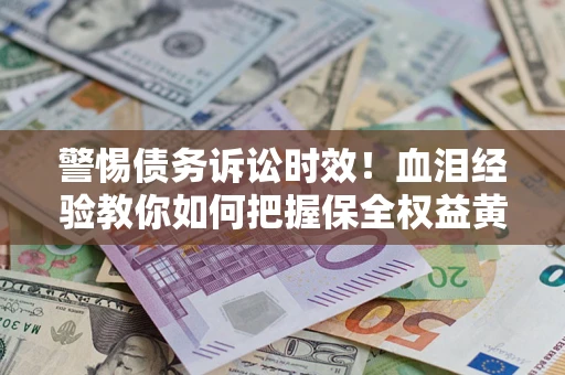 武汉警惕债务诉讼时效！血泪经验教你如何把握保全权益黄金期
