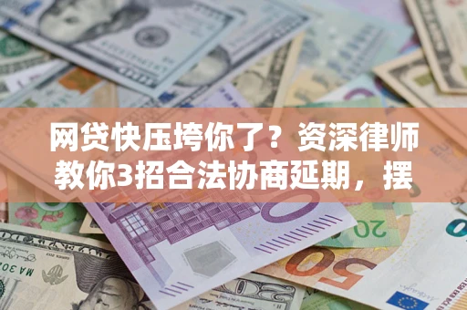 武汉网贷快压垮你了？资深律师教你3招合法协商延期，摆脱暴力催收！