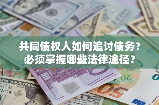 武汉共同债权人如何追讨债务？必须掌握哪些法律途径？