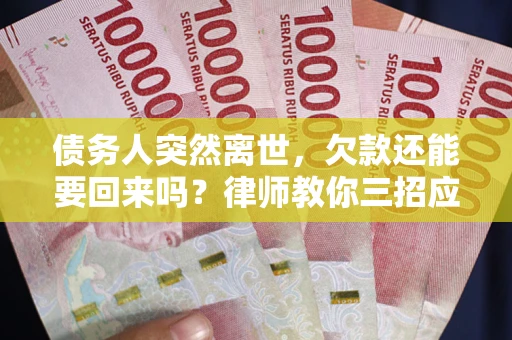 武汉债务人突然离世，欠款还能要回来吗？律师教你三招应对
