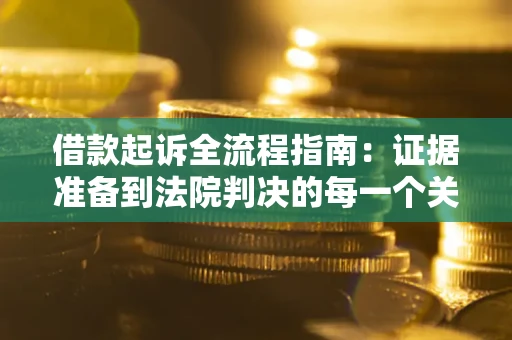 武汉借款起诉全流程指南：证据准备到法院判决的每一个关键步骤