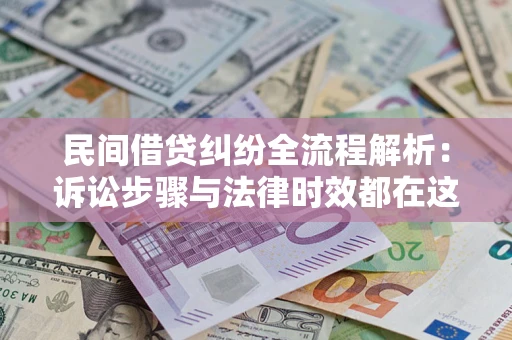 武汉民间借贷纠纷全流程解析：诉讼步骤与法律时效都在这儿了