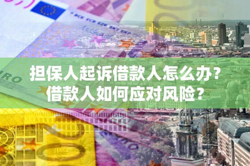 武汉担保人起诉借款人怎么办？借款人如何应对风险？